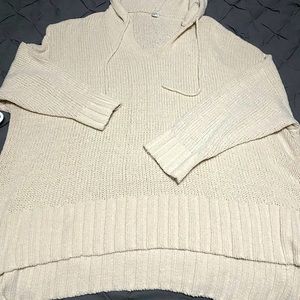 High Low Knitted Hoodie Sweater Super soft
